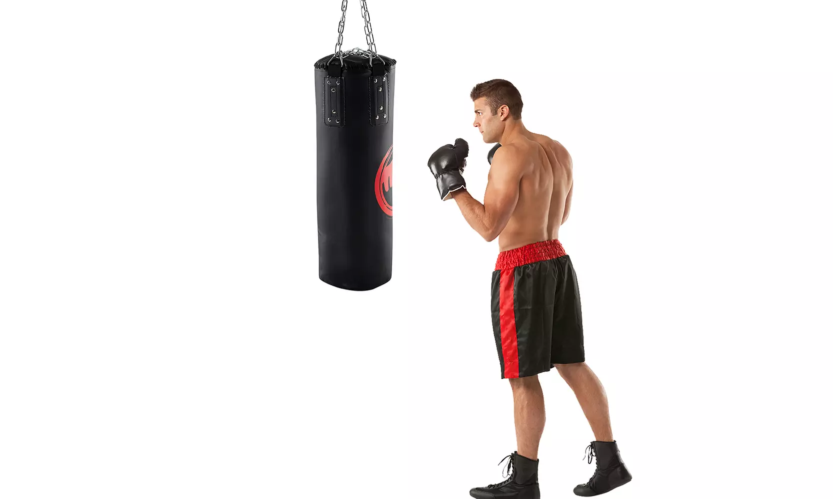 32" Punching Bag Filled Set, MMA Boxing Sandbag - Primary Image