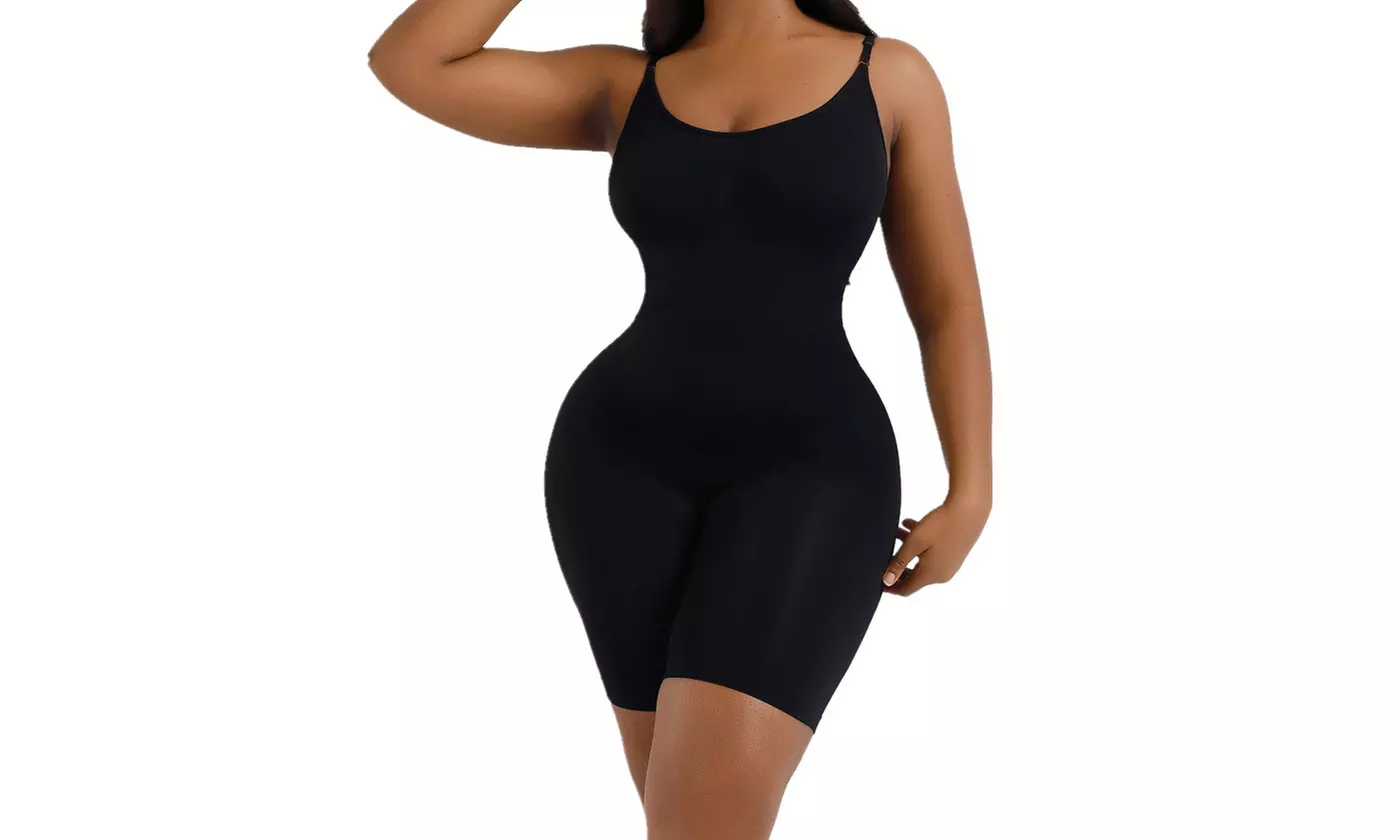 Bohuma Bodysuit for Women Tummy Control Shapewear Mid-Thigh Full Body Shaper