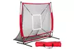5x5FT Pitching Practice Net w/Training Ball Strike Zone Baseball - Second Medium