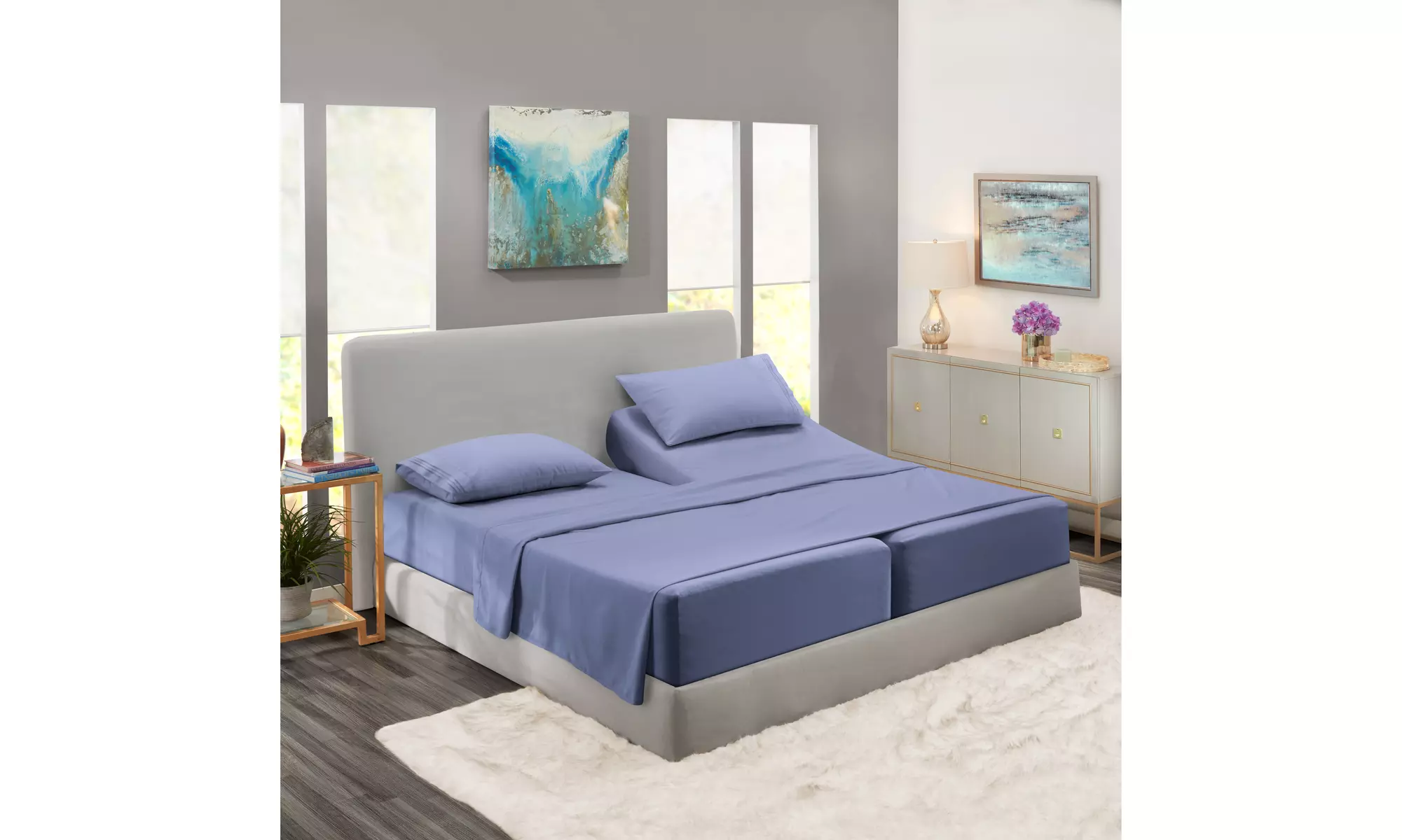 Nestl Premium Deep Pocket Extra Soft 1800 Microfiber Bed Sheet Set