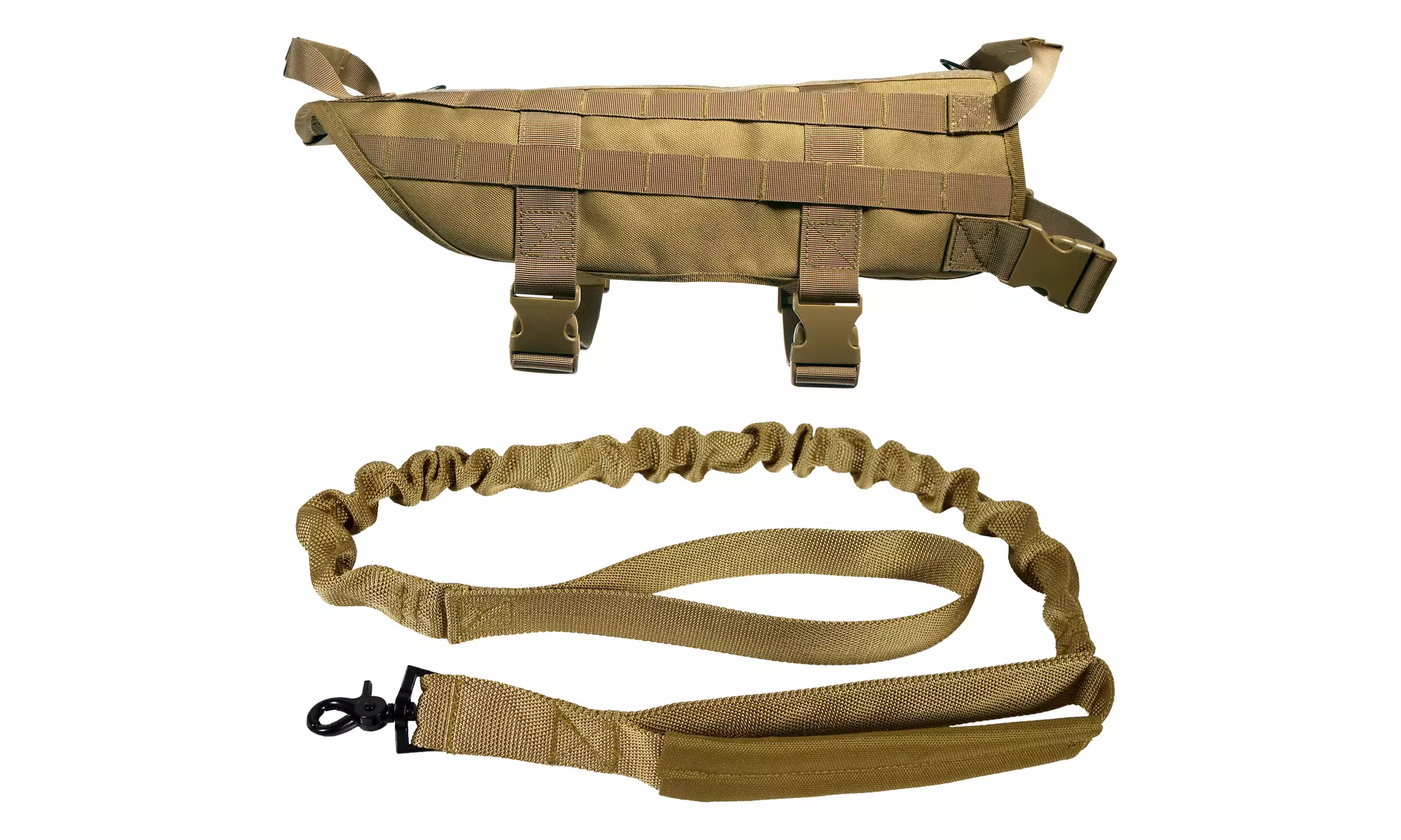 Tactical K9 Police Military Canine Harness Pet Dog Jacket Molle Vest - Second Medium