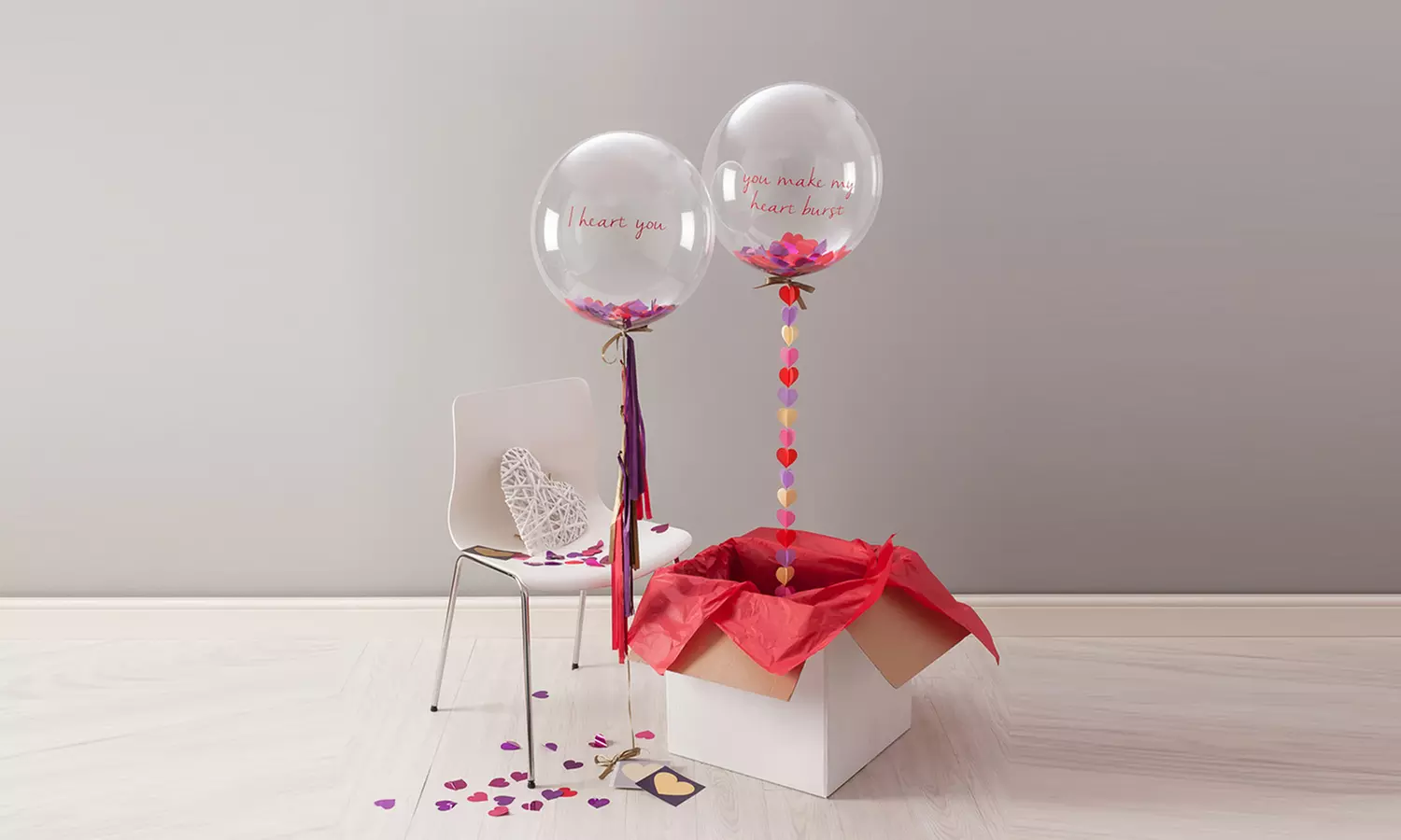 18' Clear DIY Helium Balloons for Wedding, Birthday, Party Decoration - 3,5, 10 - Primary Image