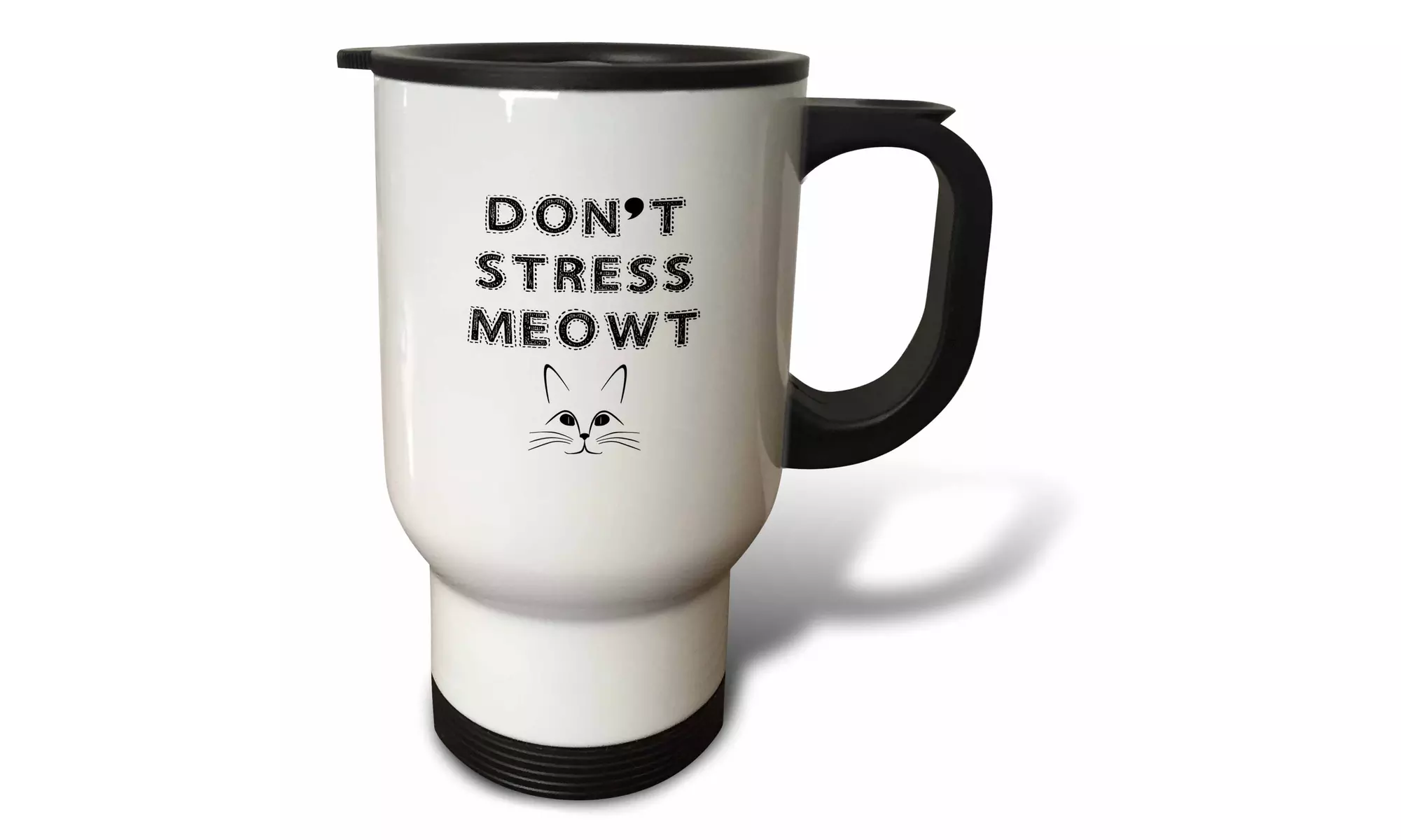 Travel Mug DONT STRESS MEOWT - 14oz - Primary Image