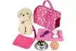 9 piece Doll Puppy Set and Accessories. Perfect For 18 inch American Girl Dolls - Second Medium
