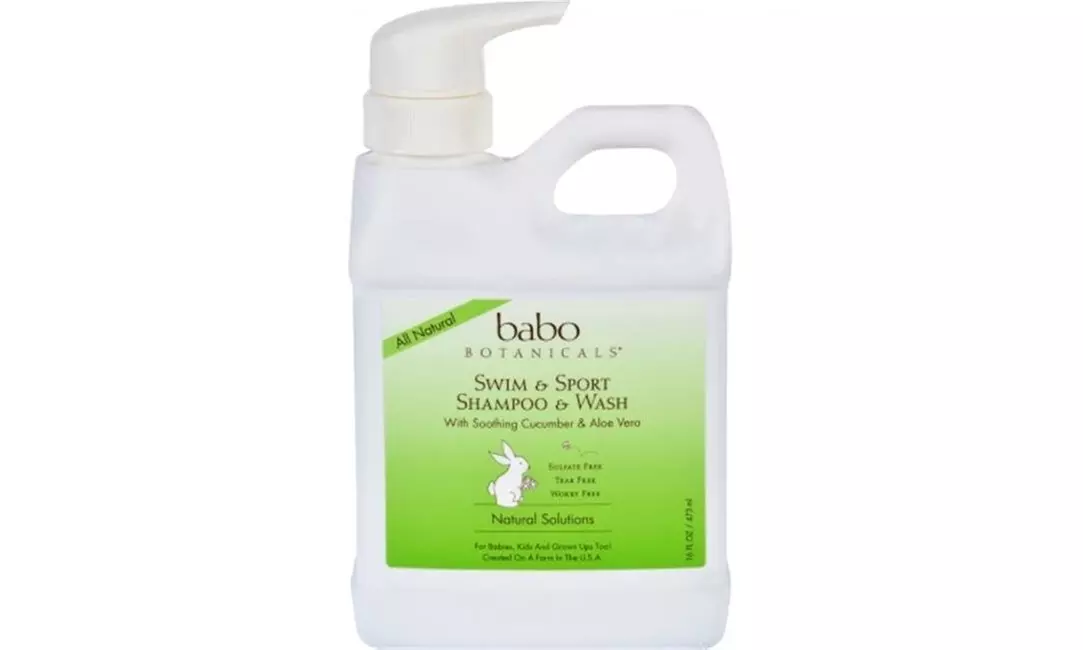 Babo Botanicals 1632314 16 oz Shampoo & Wash - Swim & Sport - Primary Image