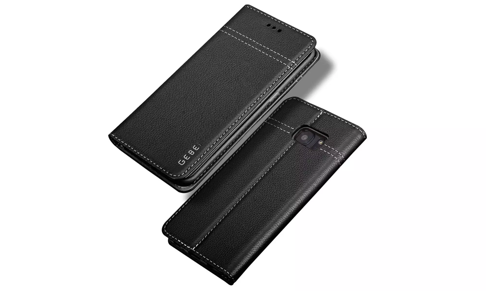 Genuine Leather Wallet Case for Samsung Galaxy S7 / S7 Edge / Note 5 - Primary Image
