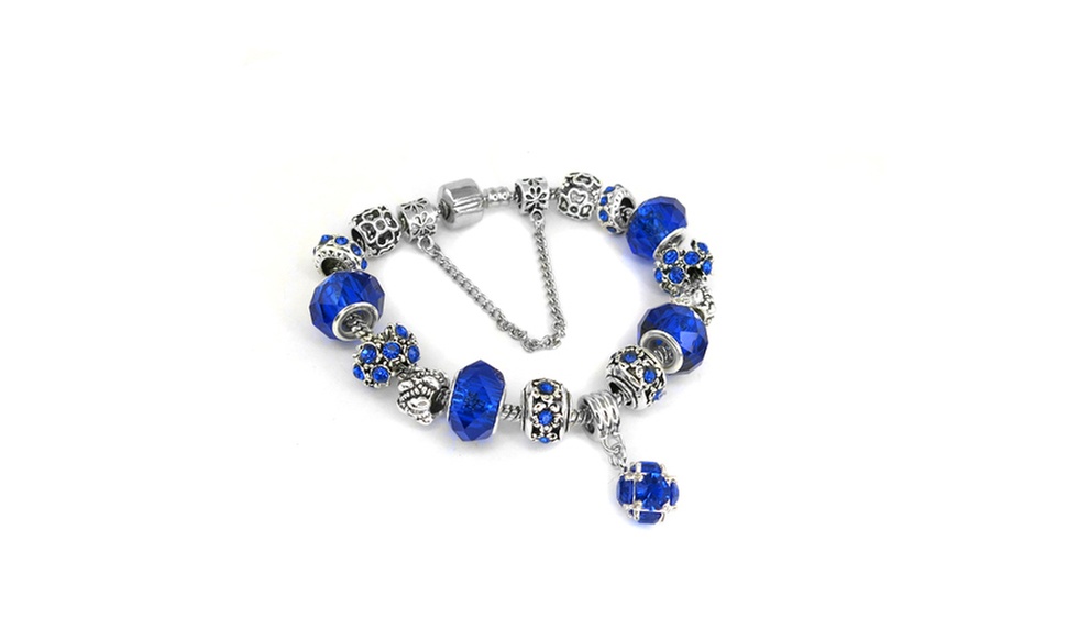 Genuine Murano Glass Crystal Charm Bracelets