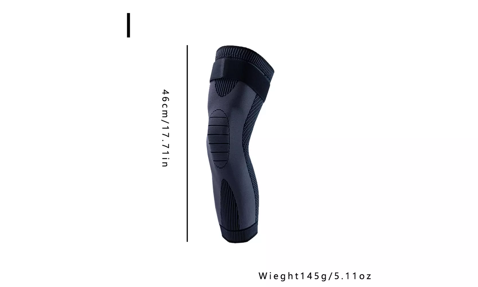 US 1-2 Pcs Full Leg Compression Sleeves Long Knee Braces Support Protector Sport