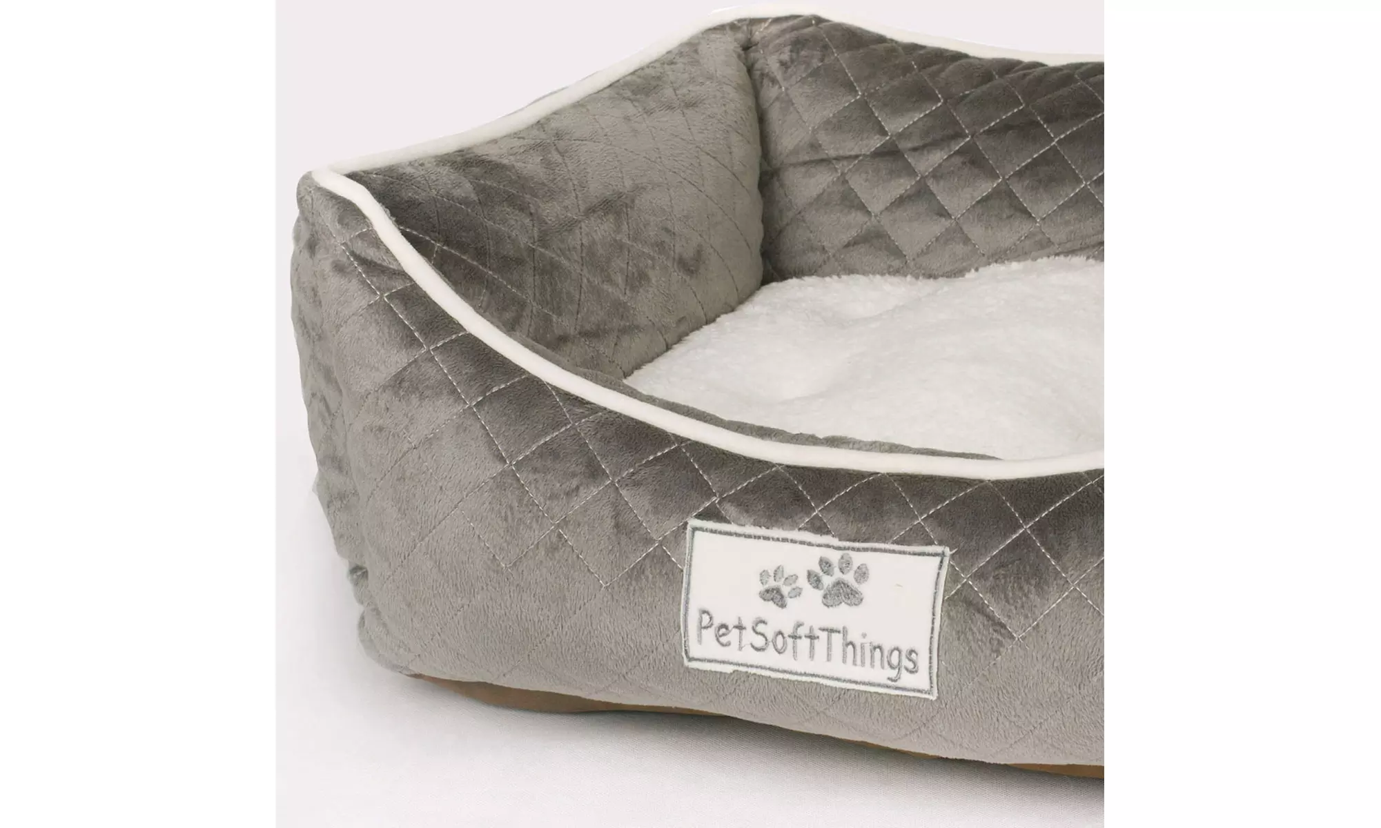 Small Dog Bed Plush Fluffy Soft Warm Calming Small Dog Puppy Kitten Cat Pet Bed