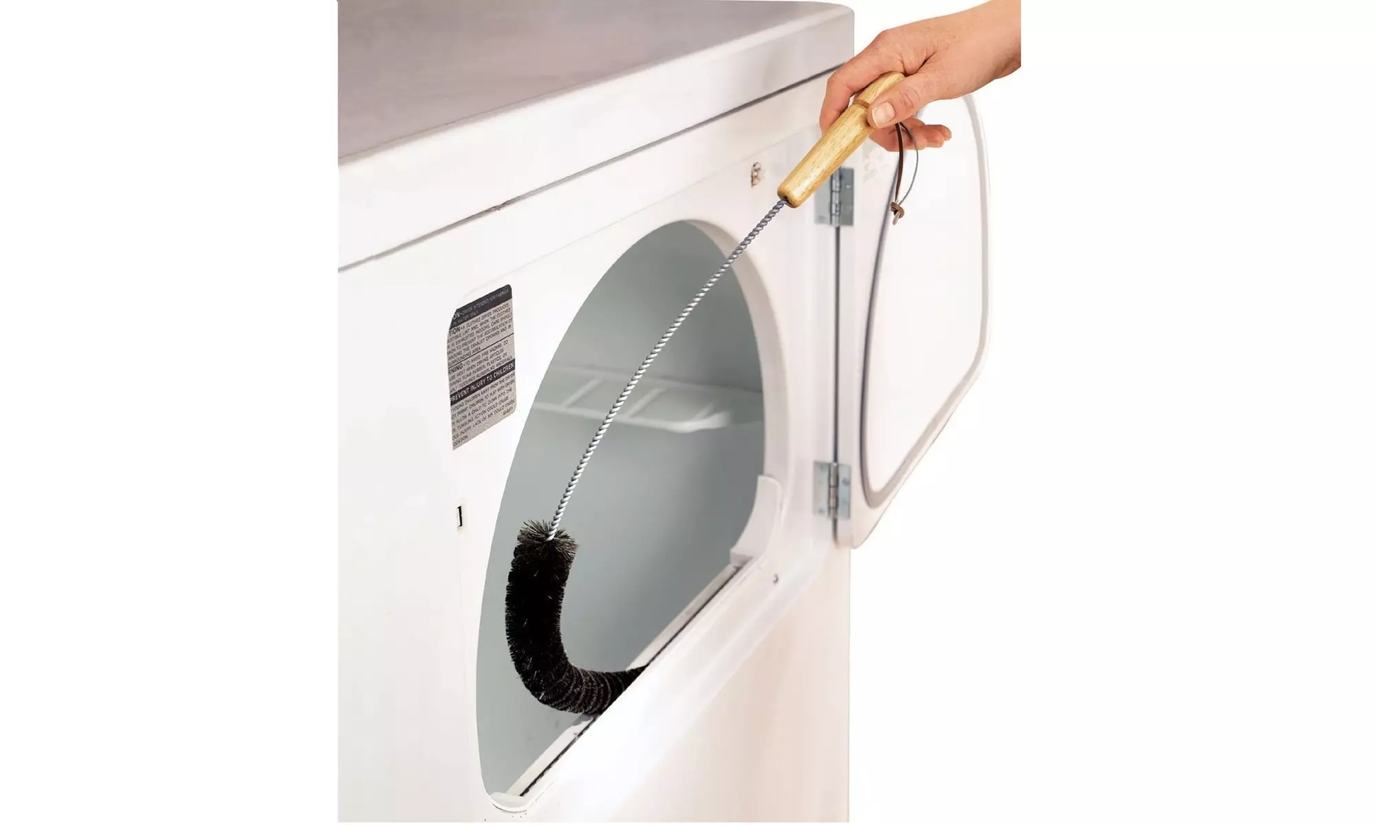 Refrigerator Condenser Coil Clothes Dryer Lint Vent Trap Cleaner Brush - Second Medium
