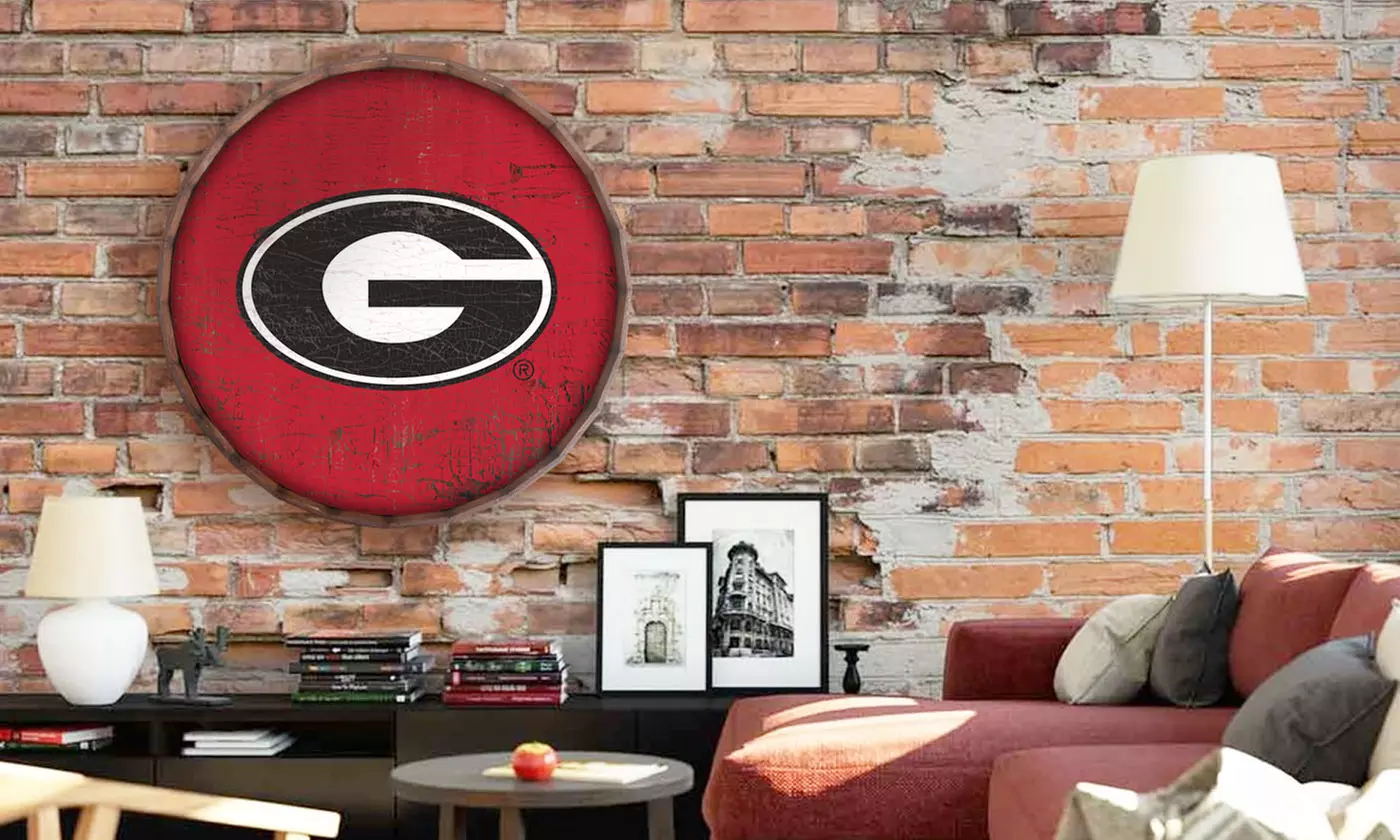 Fan Creations NCAA Large Cracked Color Barrel Top - Primary Image