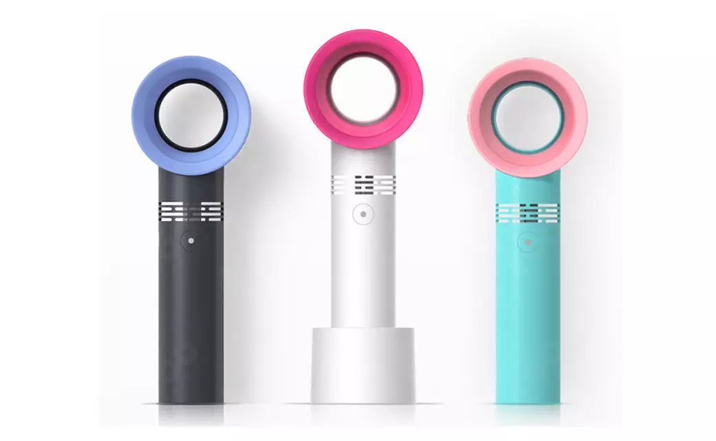 Zero 9 Bladeless Electric Fan USB Handheld Portable Circle Cooling Fan - Primary Image