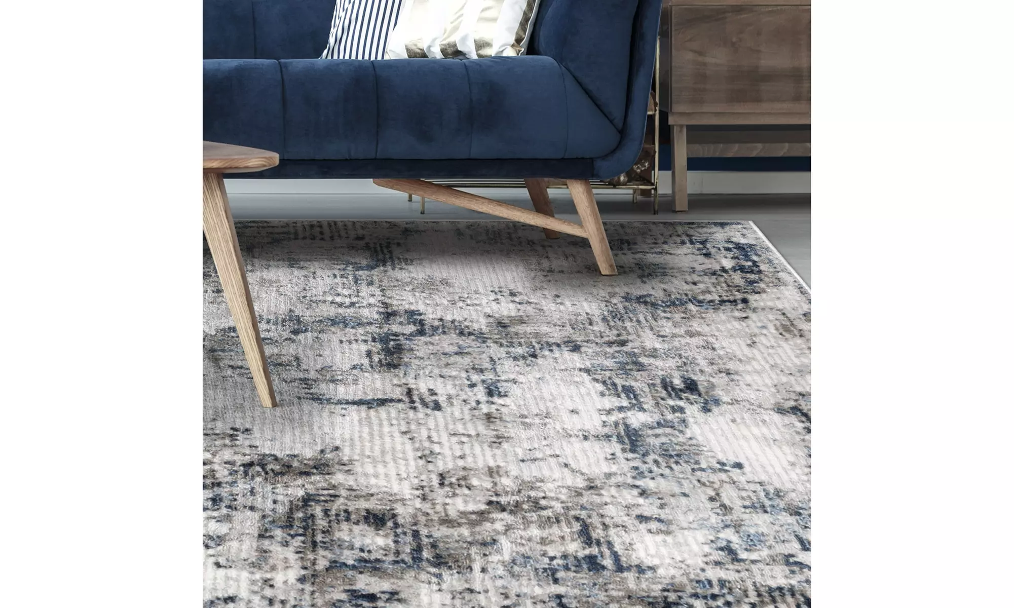Superior Distressed Abstract Eclectic Modern Indoor Area Rugs Or Runner Rug