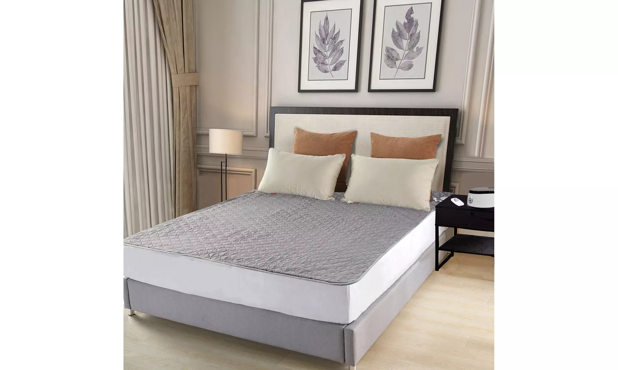 MerryHome Water Heated Mattress Pad,Mattress Topper Safe And Radiation-Free