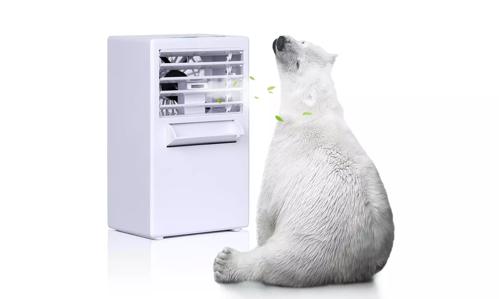 Desktop portable air conditioning fan 3 in 1 cooler humidifier and purifier - Primary Image