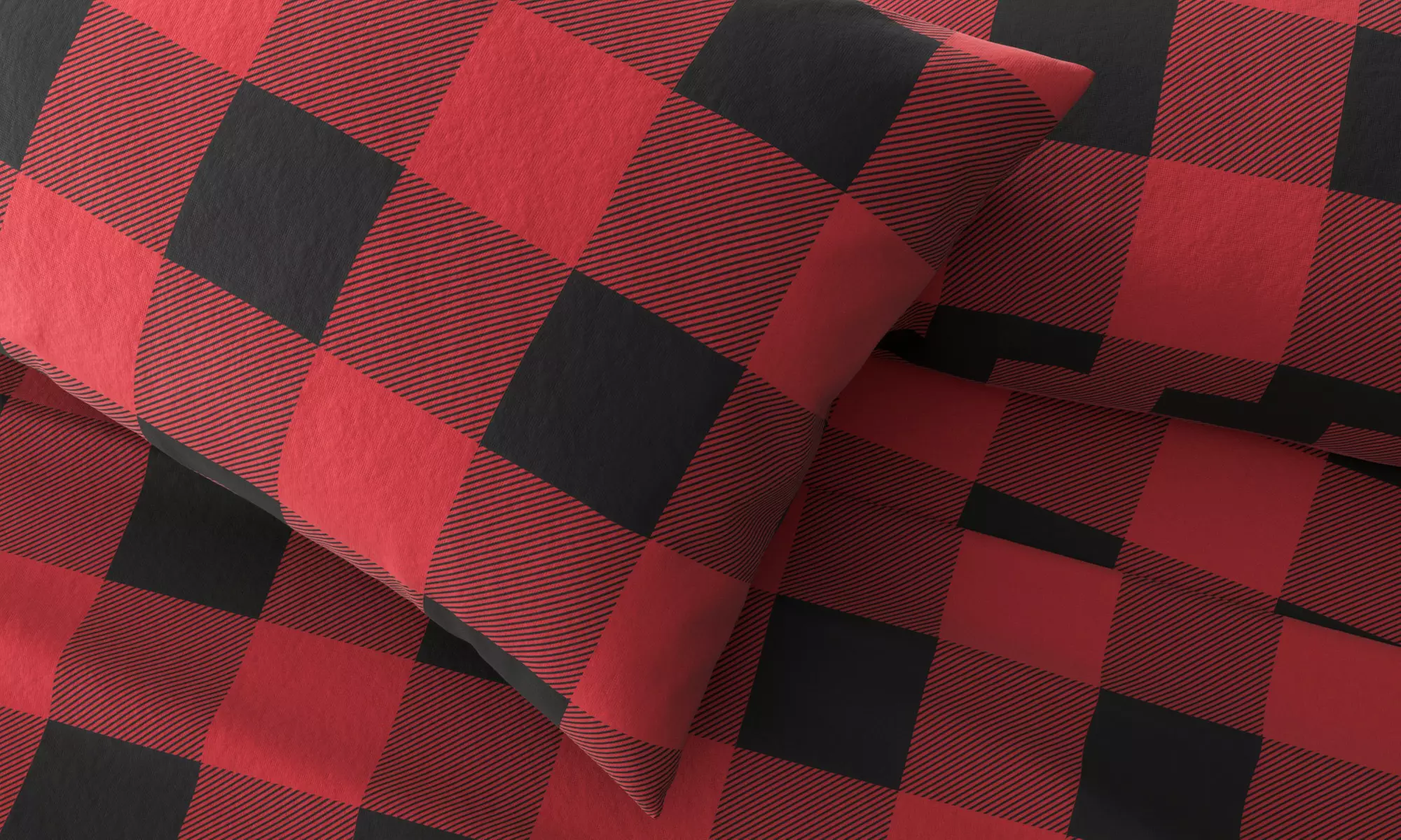 FreshFolds Premium Turkish Cotton Printed Flannel Sheet Set
