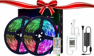 LED Strip Lights Flexible Color Changing 5050 RGB 300 LEDs 32.8Ft Strip Light