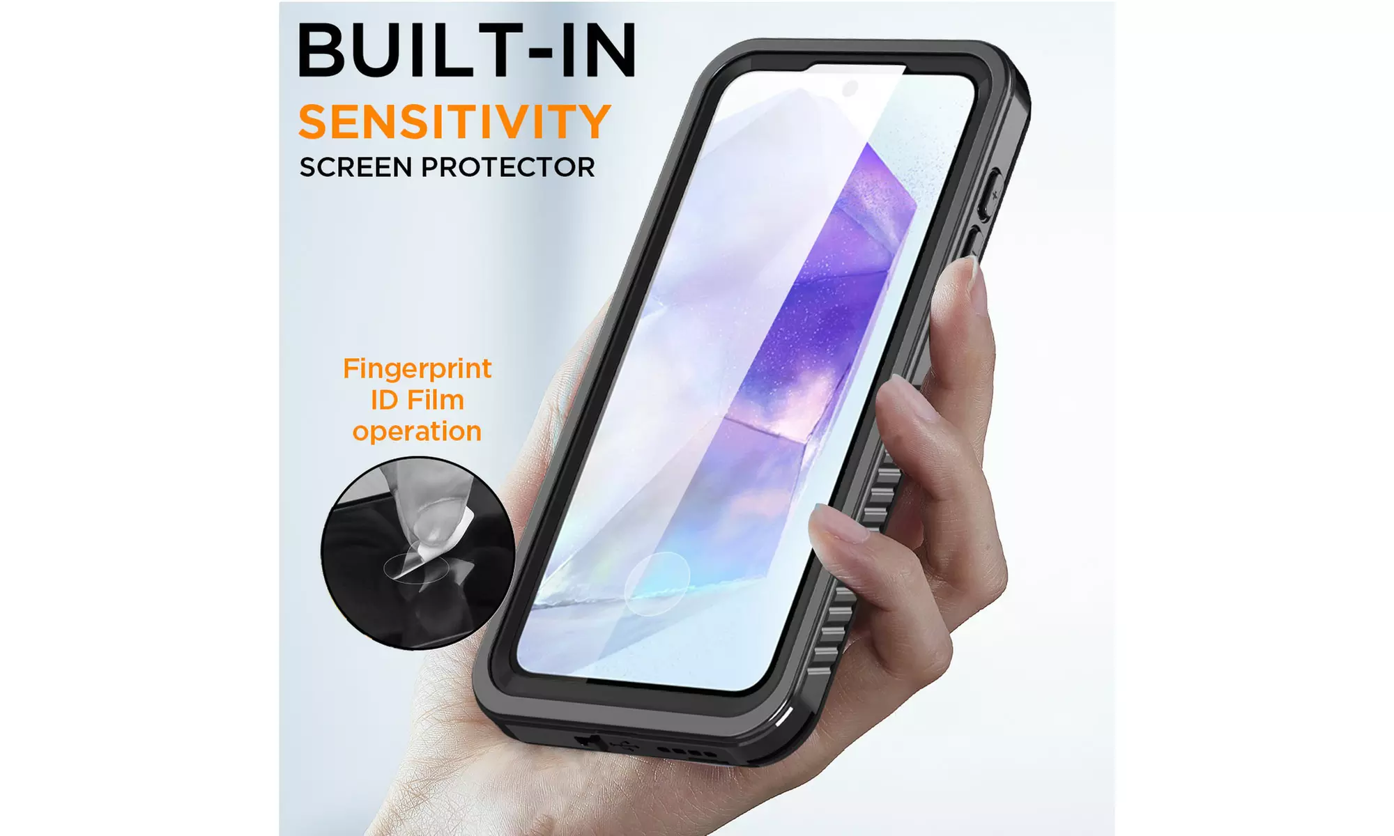 For Samsung Galaxy A55 5G Case Waterproof Heavy Duty Screen Protector Cover 