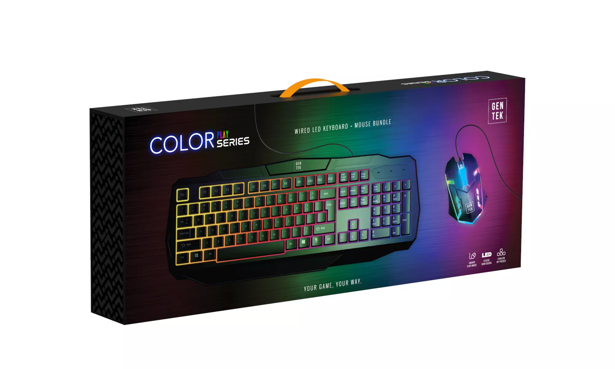 Wired LED Keyboard & Mouse Gaming Bundle - Primary Image