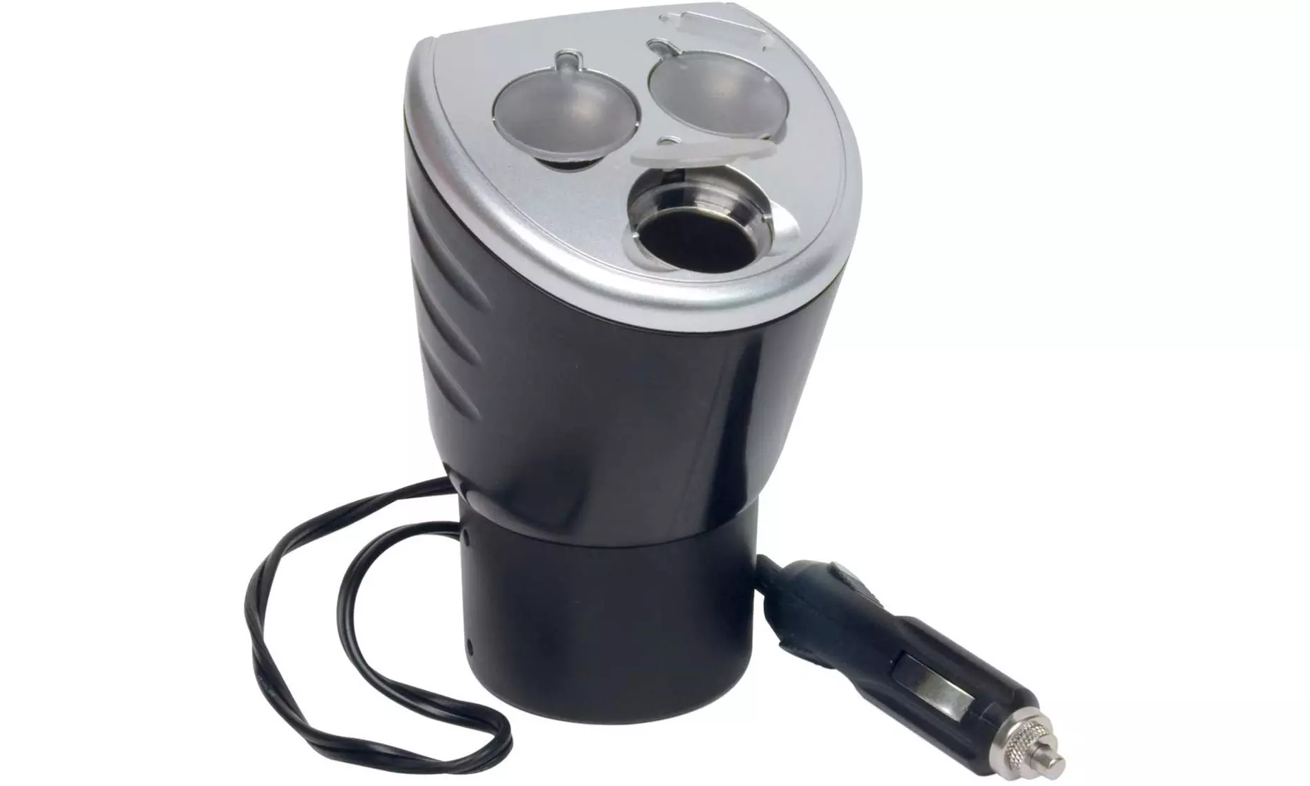 4-In-1 12-Volt Power Outlet with Three 12-Volt Sockets and 1 USB Port - Second Medium