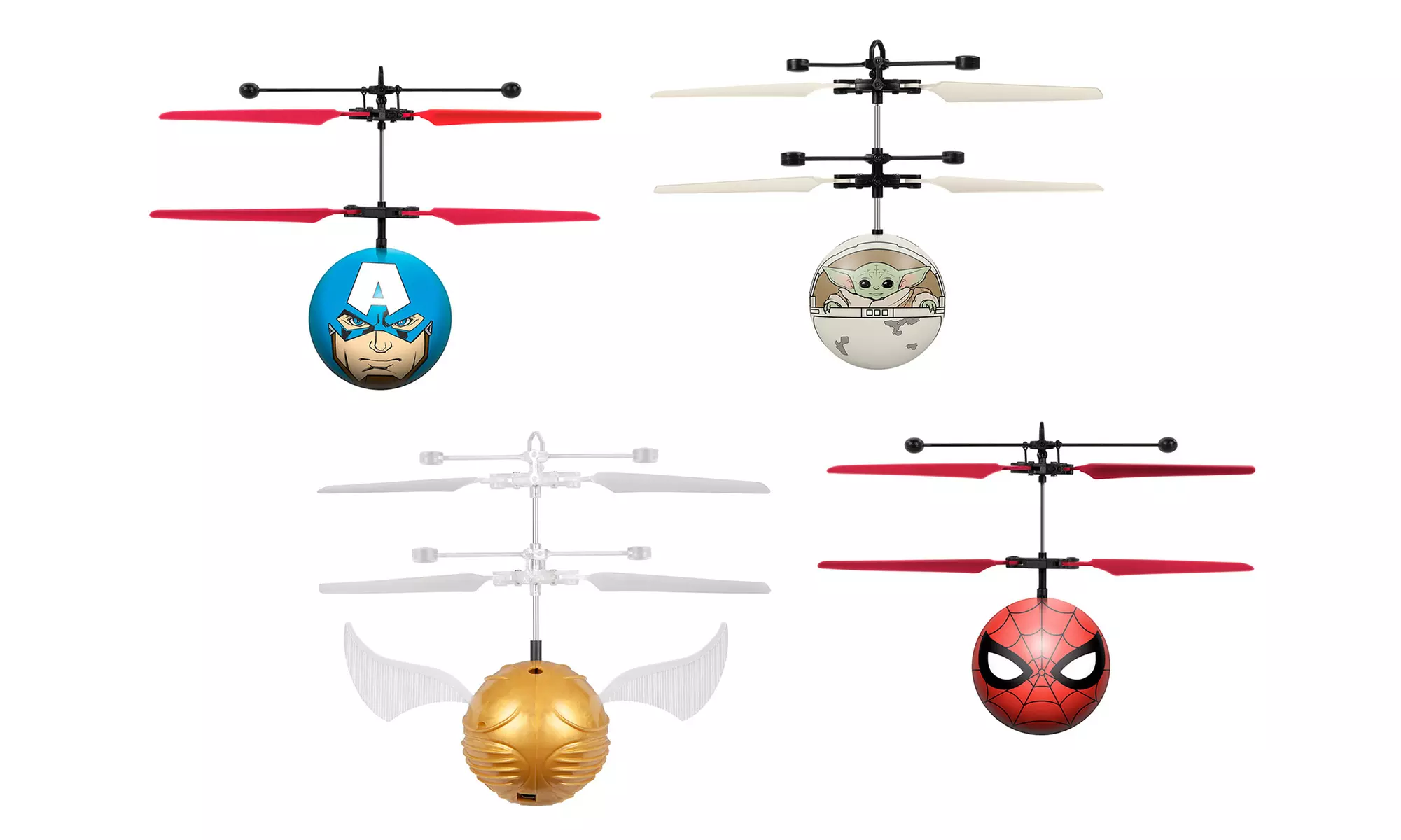 Marvel, DC, Harry Potter, Star Wars and Disney Hand-Sensor Ball Helicopter - Primary Image