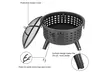 26 inch Round Lattice Fire Bowl - Second Medium