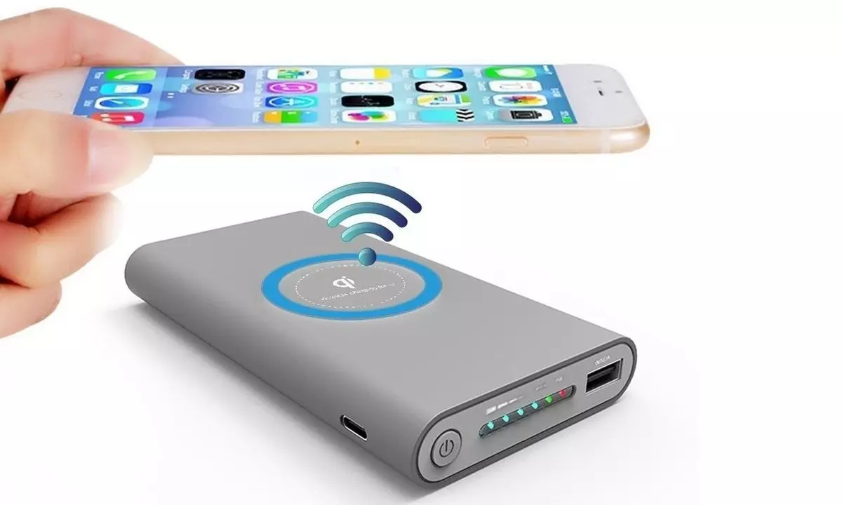 POWERNEWS 500000mAh Power Bank Qi Wireless Charging USB Portable Battery Charger - Primary Image