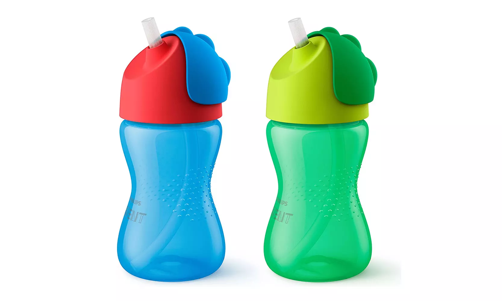 Philips Avent Leak Proof My Bendy Straw Cup Blue/Green 2-Pack 10 oz. - Primary Image