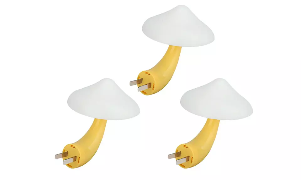 3pc LED Mushroom Night Light Sensor Control Light - Second Medium