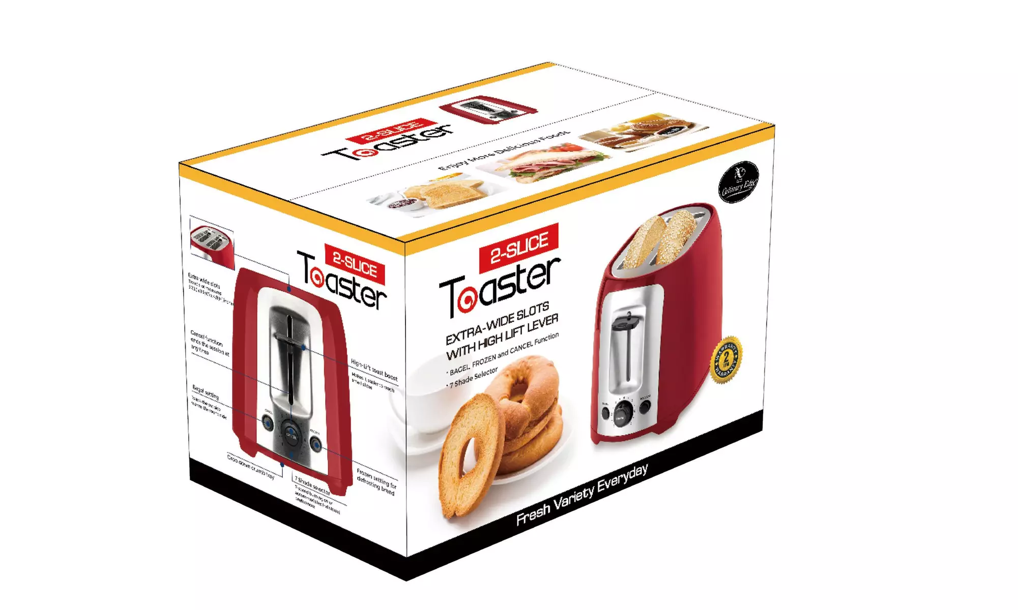 Extra Wide Slot Toaster by Culinary Edge - Second Medium