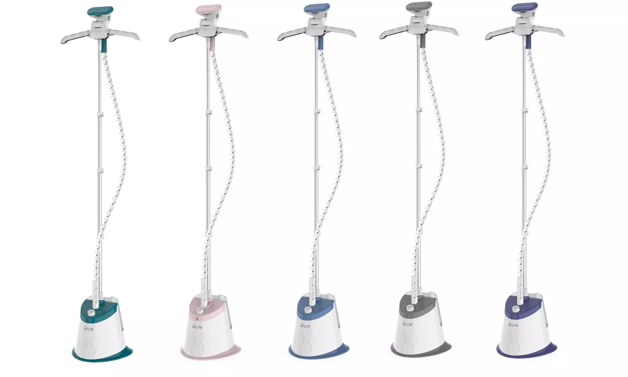 SALAV XL-10 1500-Watt Garment Steamers with 4-Steam Settings & Woven Hose - Primary Image
