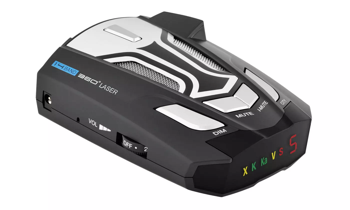 Cobra 14 Band 360 Deg. Radar & Laser Detector w/Mount Kit -Refurbished - Primary Image