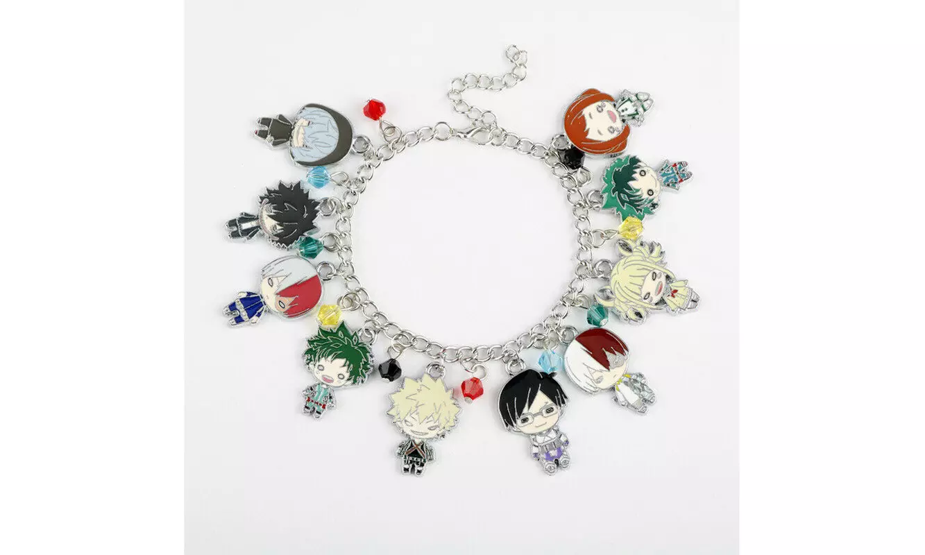 Anime My Hero Academia Boku no hero Charm Bracelet Halloween Christmas Gift - Primary Image
