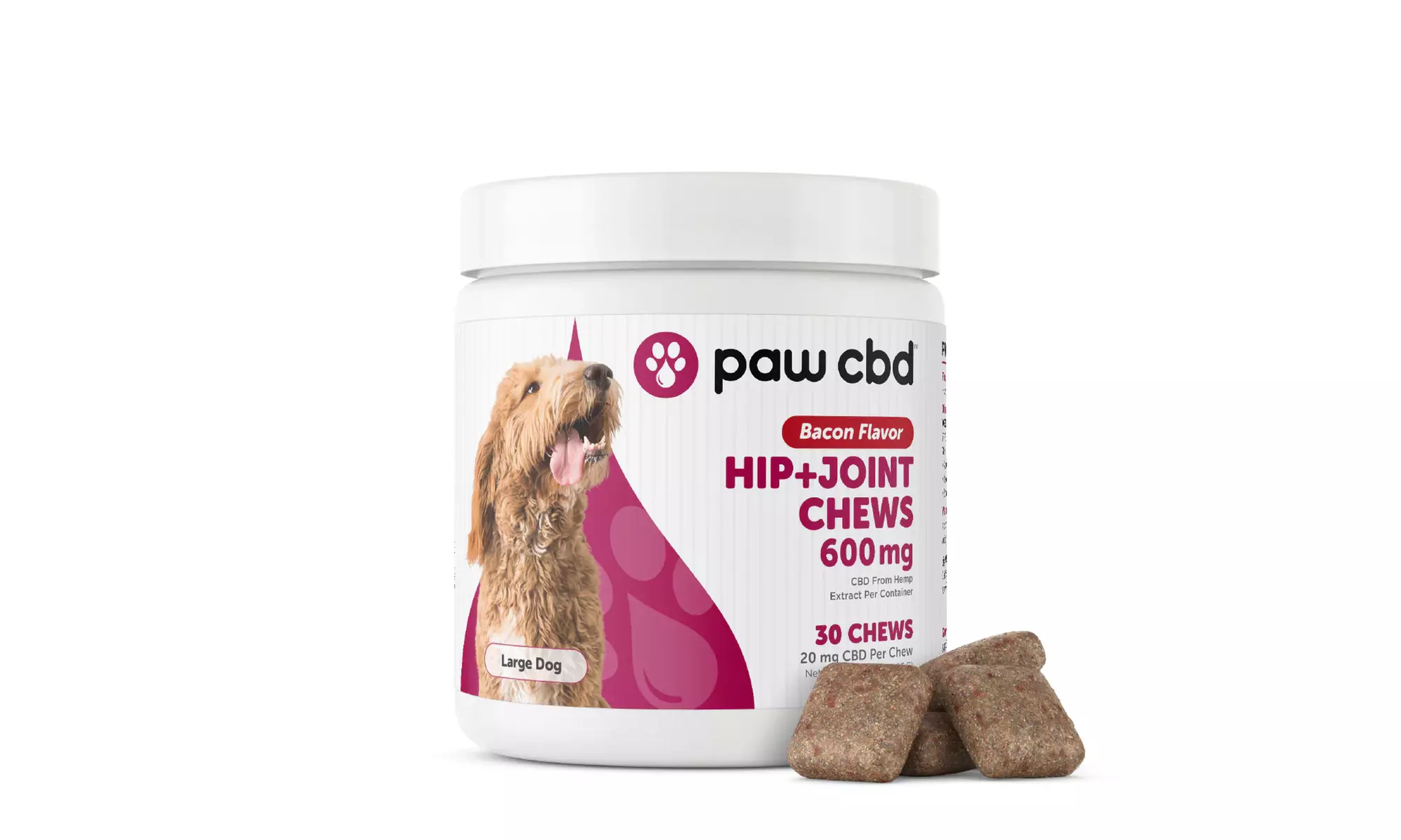 CBD Hip & Joint Dog Soft Chews For Enhanced Mobility 600MG from cbdMD