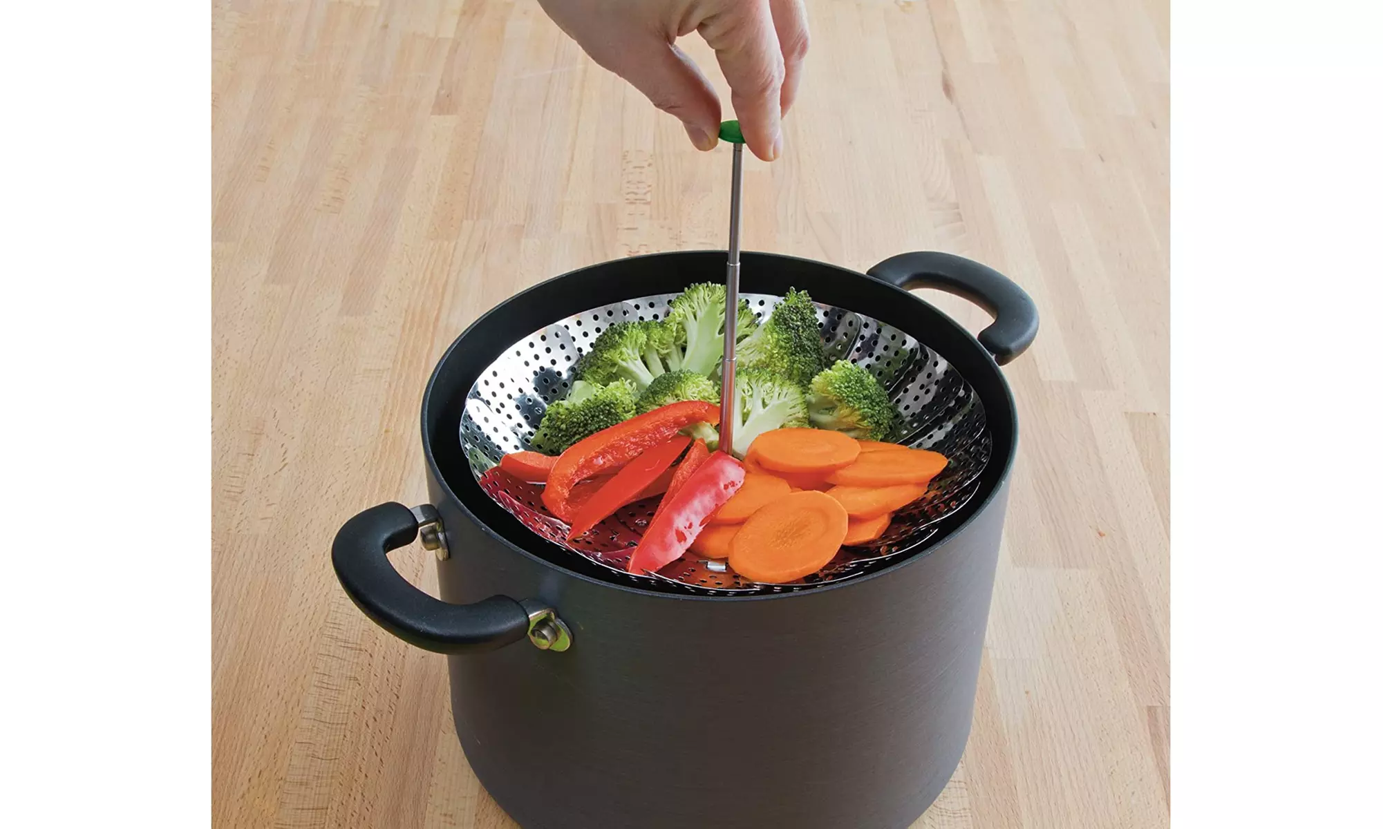 Progressive International Prep Solutions Steamer Basket, 9", Stainless Steel - Second Medium