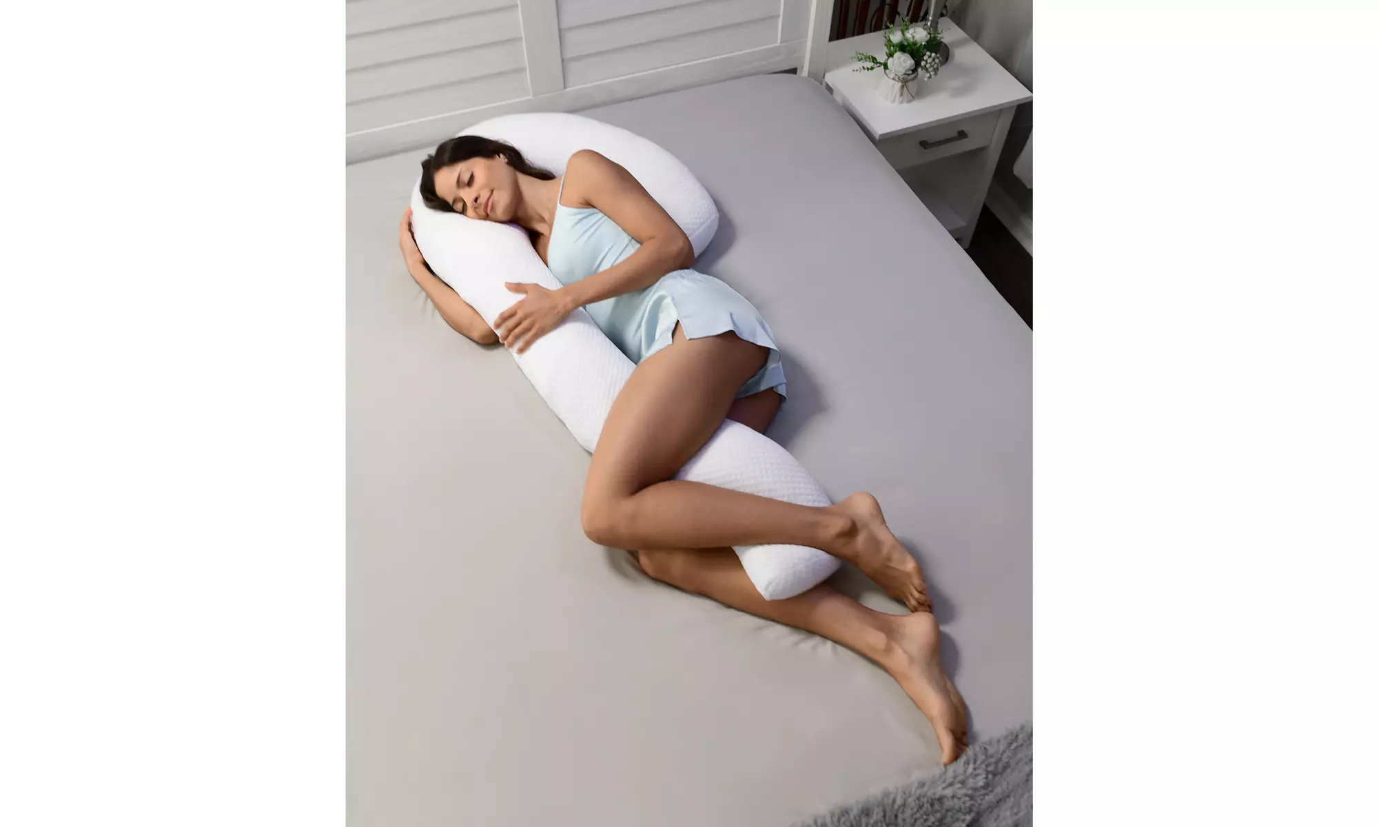 Swan Body Pillow - Second Medium