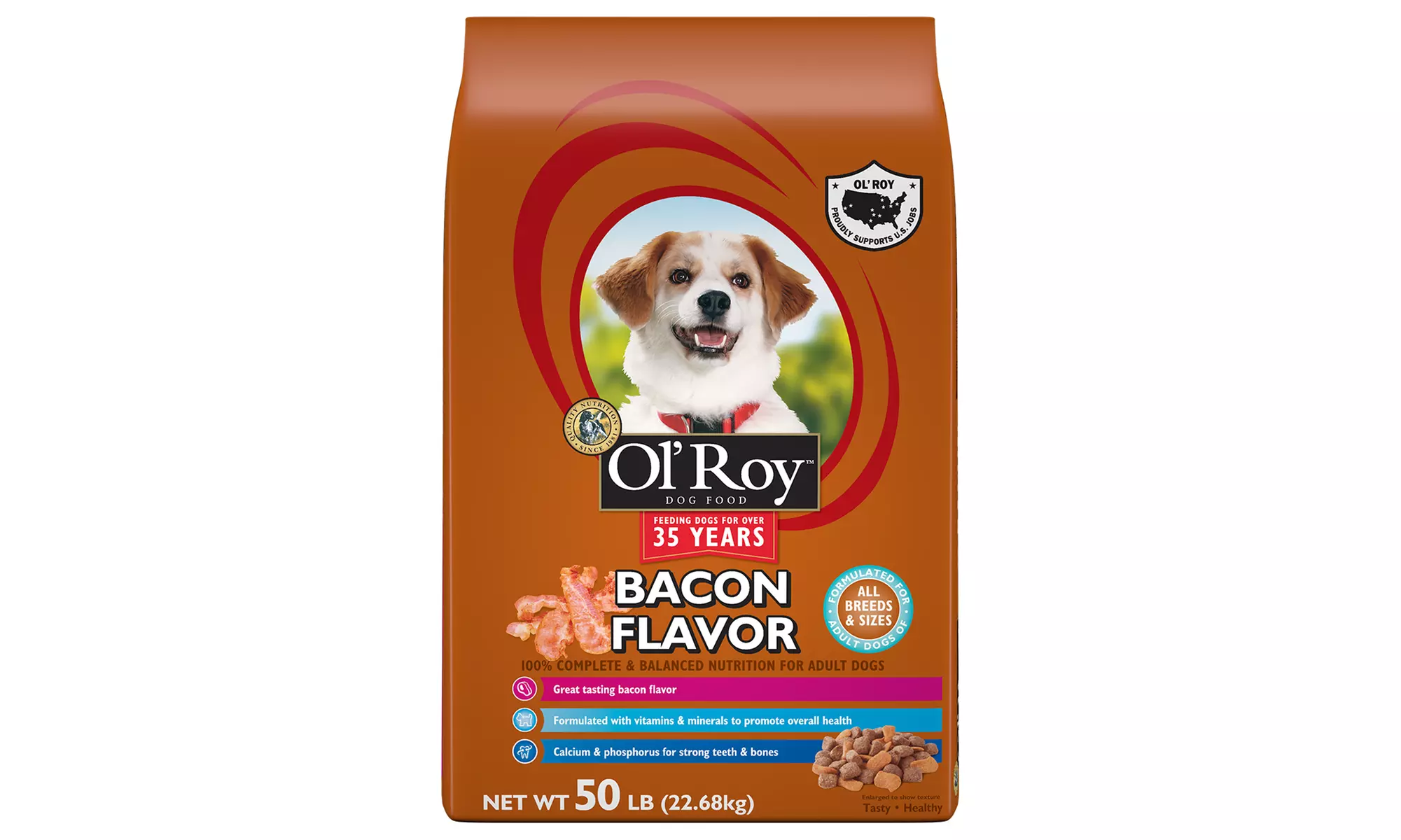 Ol' Roy Bacon Flavor Dry Dog Food, 50 lb - Primary Image
