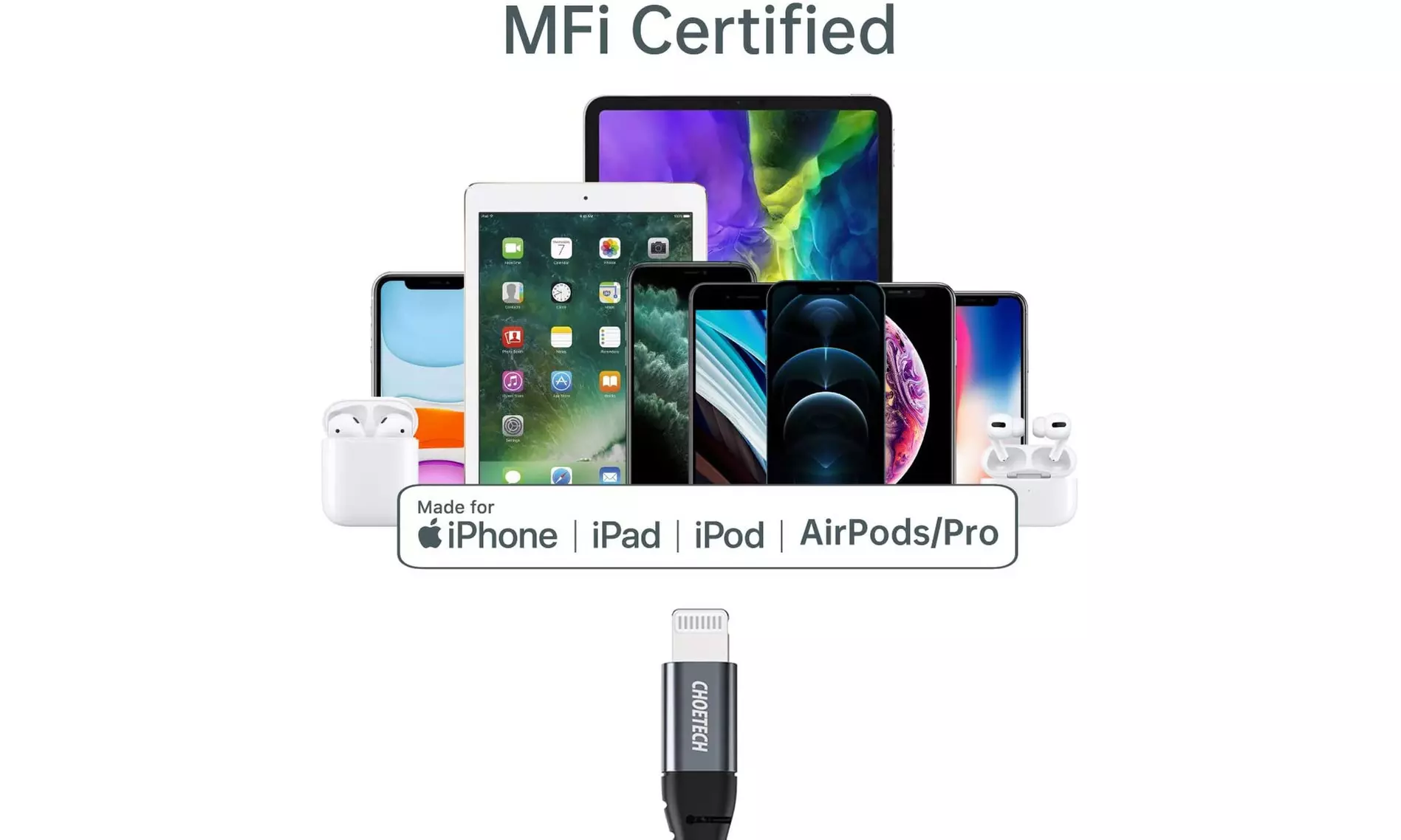  USB C to Lightning Cable 10ft/3M Fast Charging Cable Braided for iPhone 