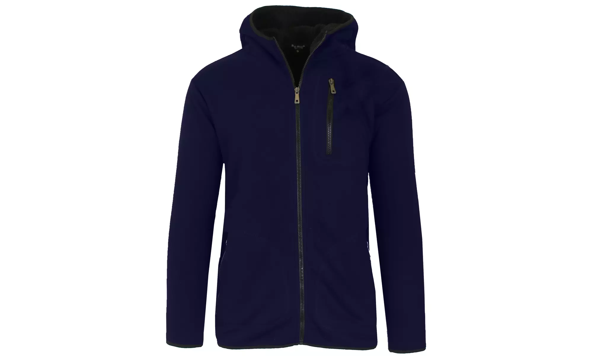 Men's Heavyweight Sherpa Fleece-Lined Full Zip up Hoodie Sweatshirt (S-XL)