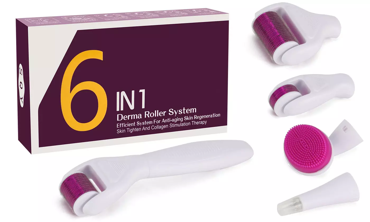 5/6 in 1 Derma Roller Microneedle Roller Kit for Face and Body Roller Kit 