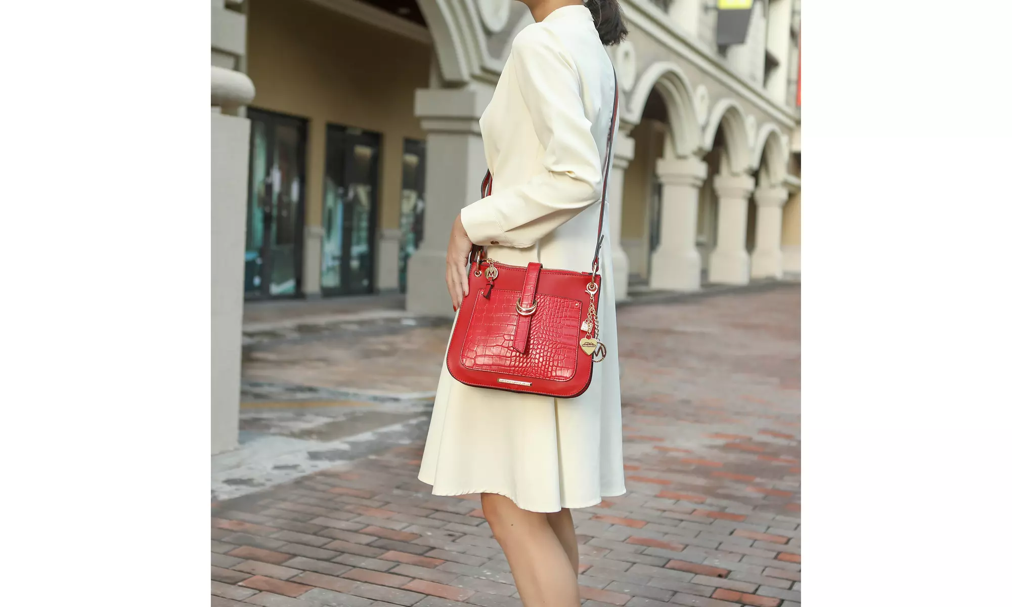 MKF Collection Kiltienne Vegan Leather Crossbody Women's Bag by Mia K - Primary Image