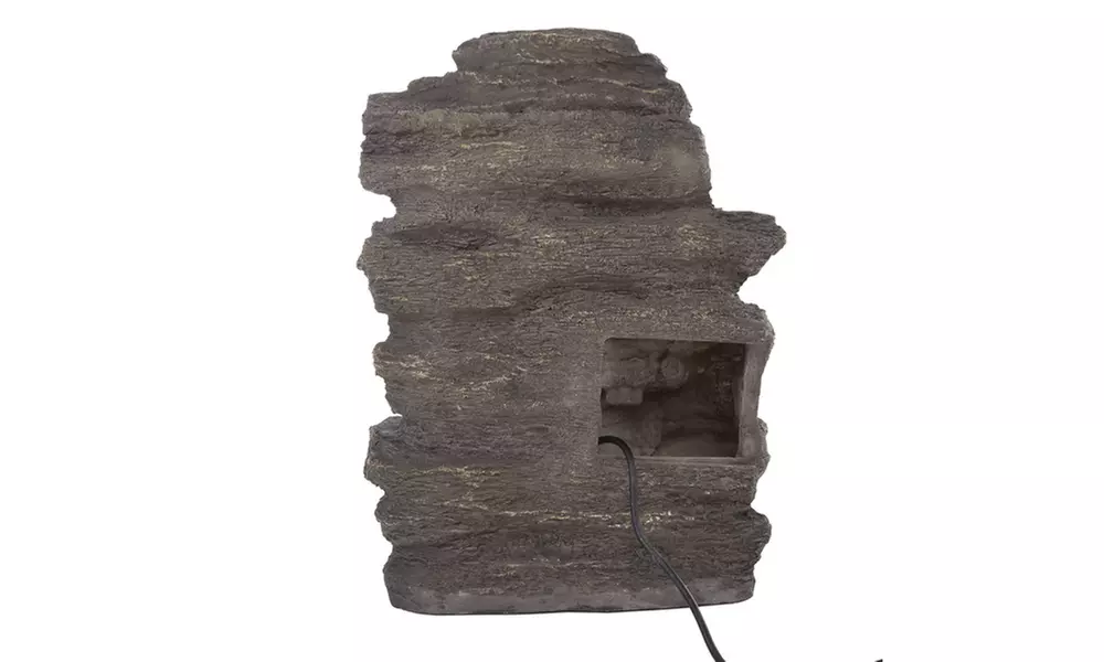 Outdoor Water Fountain w/ Cascading Waterfall by Pure Garden - Second Medium