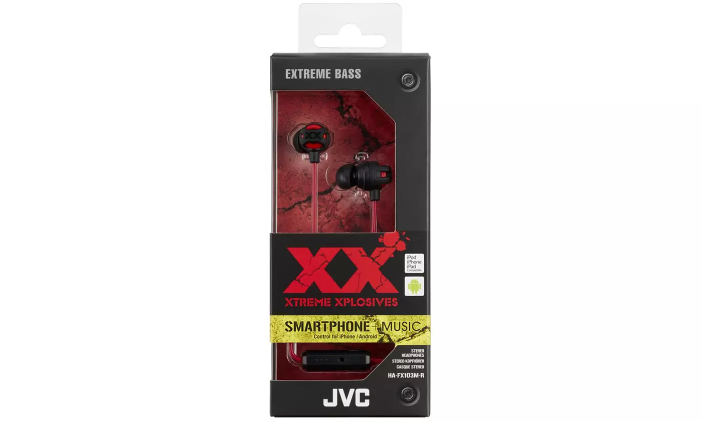JVC Xtreme Xplosives In-Ear Headphone with In-Line Remote & Mic - Primary Image