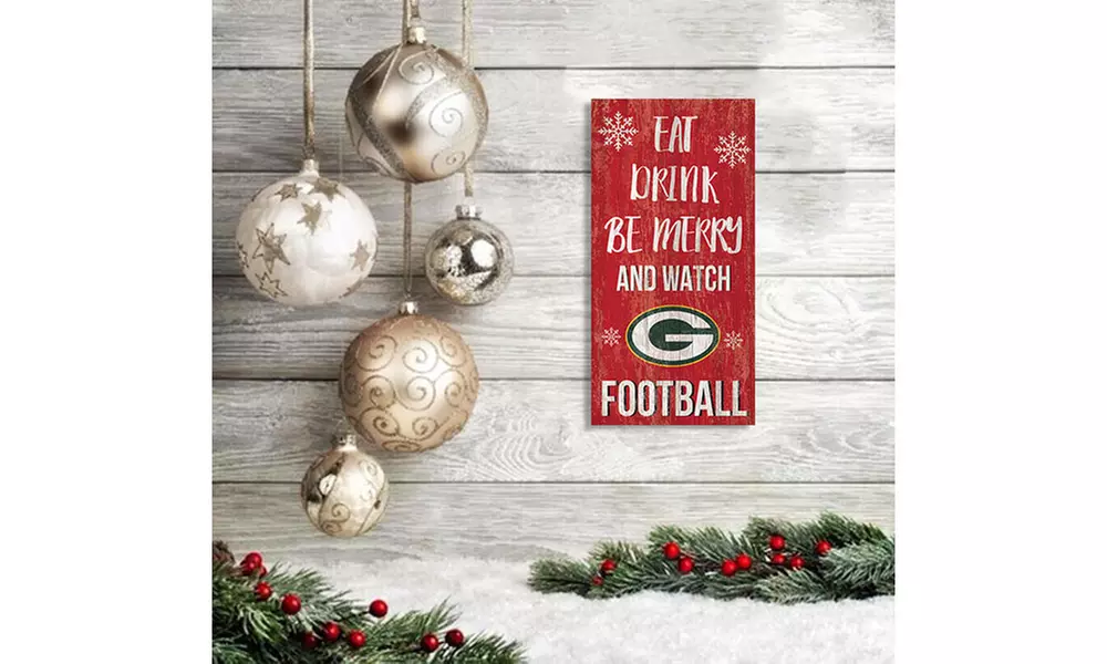 NFL Be Merry Sign  - Primary Image