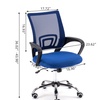 Image 4: Mesh Back Gas Lift Adjustable Office Swivel Chair 2 Colors