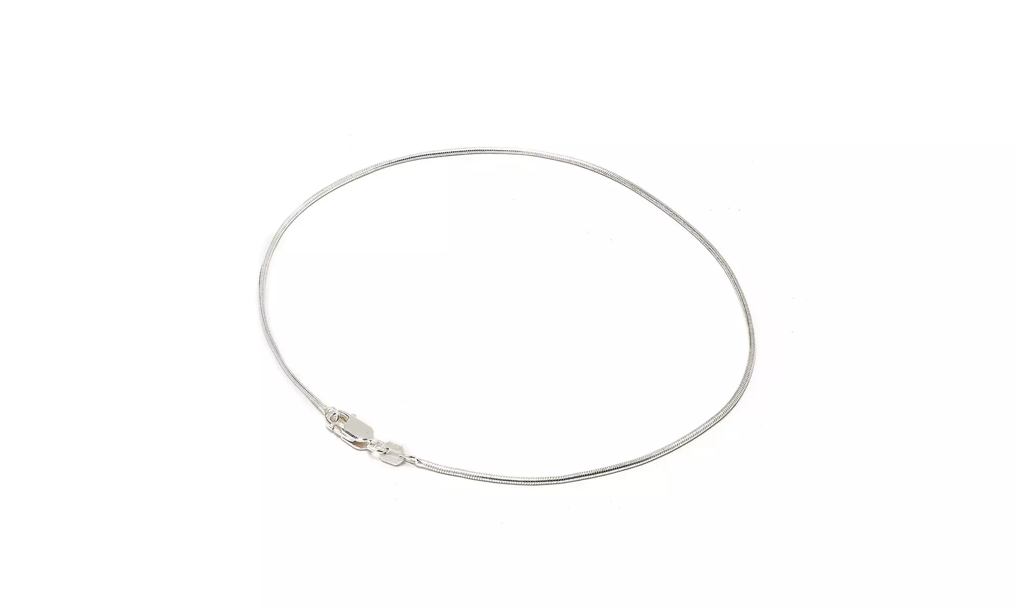 Italian Made 925 Sterling Silver Snake Chain Necklace or Anklet