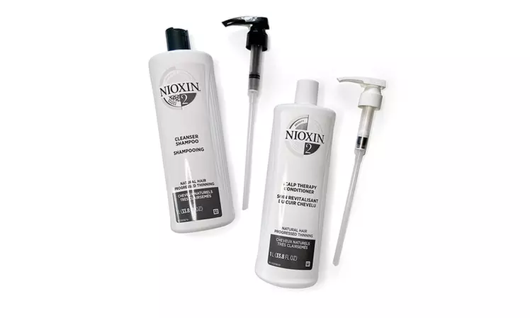 Nioxin System 2 Shampoo and Conditioner 33.8OZ with pumps - Second Medium