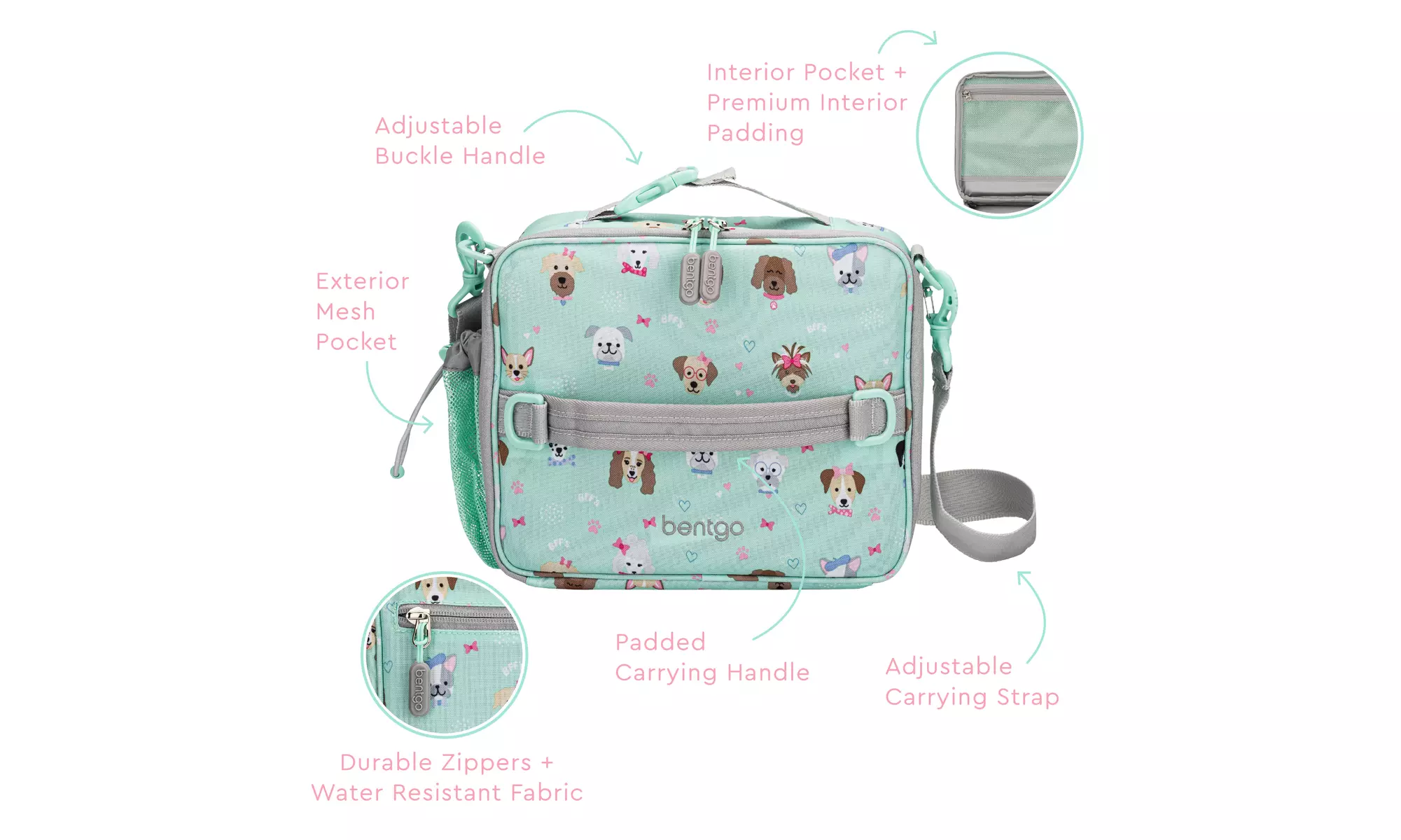 Bentgo Kids Lunch Bag - Durable and Double Insulated