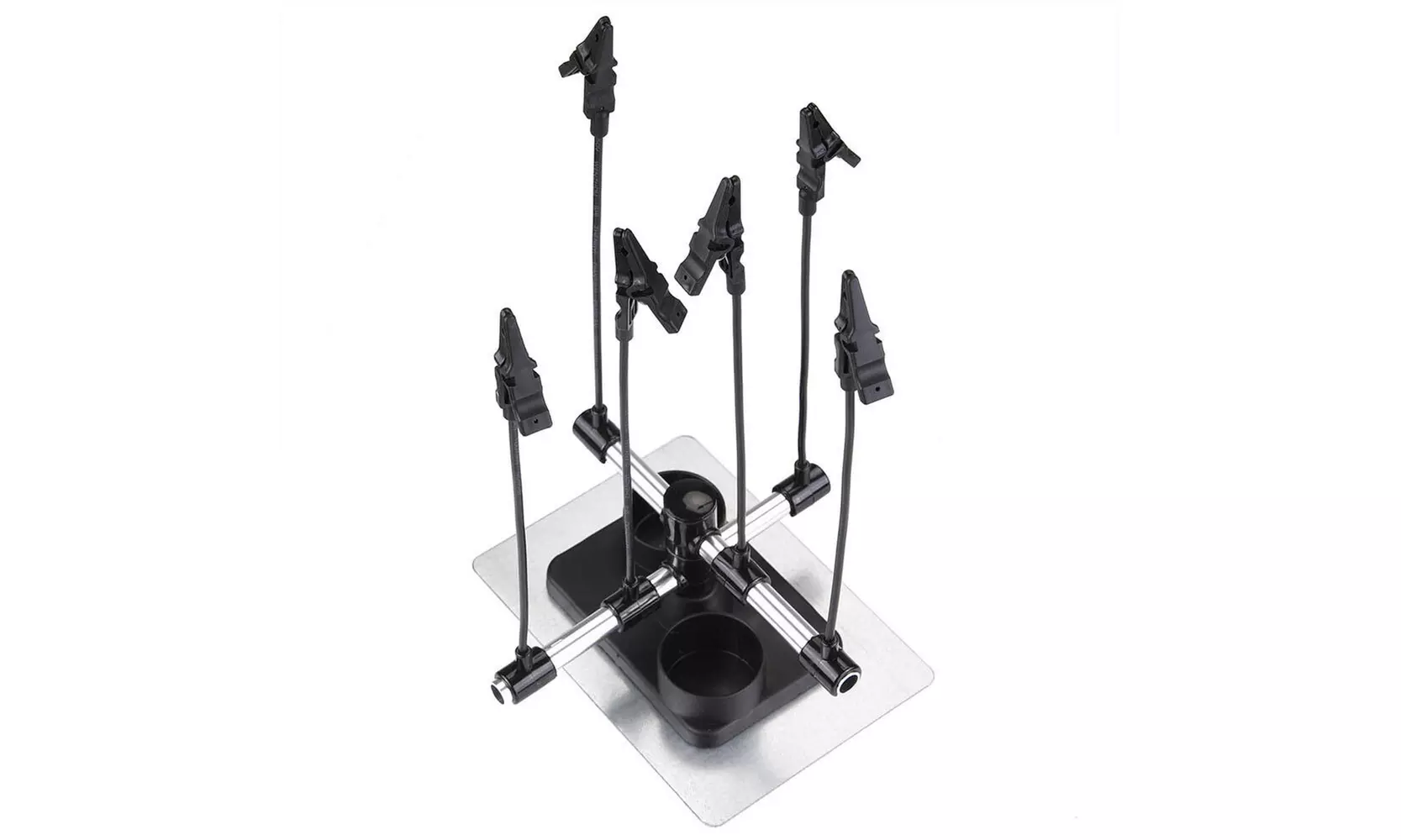 Airbrush & Spray Gun Parts Holder Clip Stand Holds Model Hobby Auto Paint Booth - Second Medium