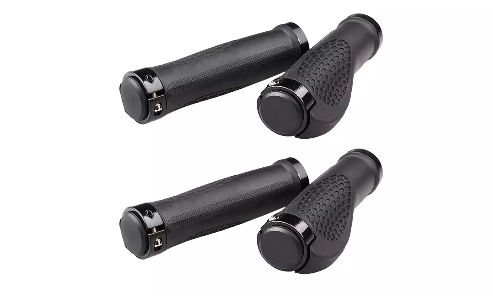 US 2-4 Pack Rubber Mountain Bike Handle Grip Bar Ergonomic Lock-on Enss MTB BMX - Primary Image